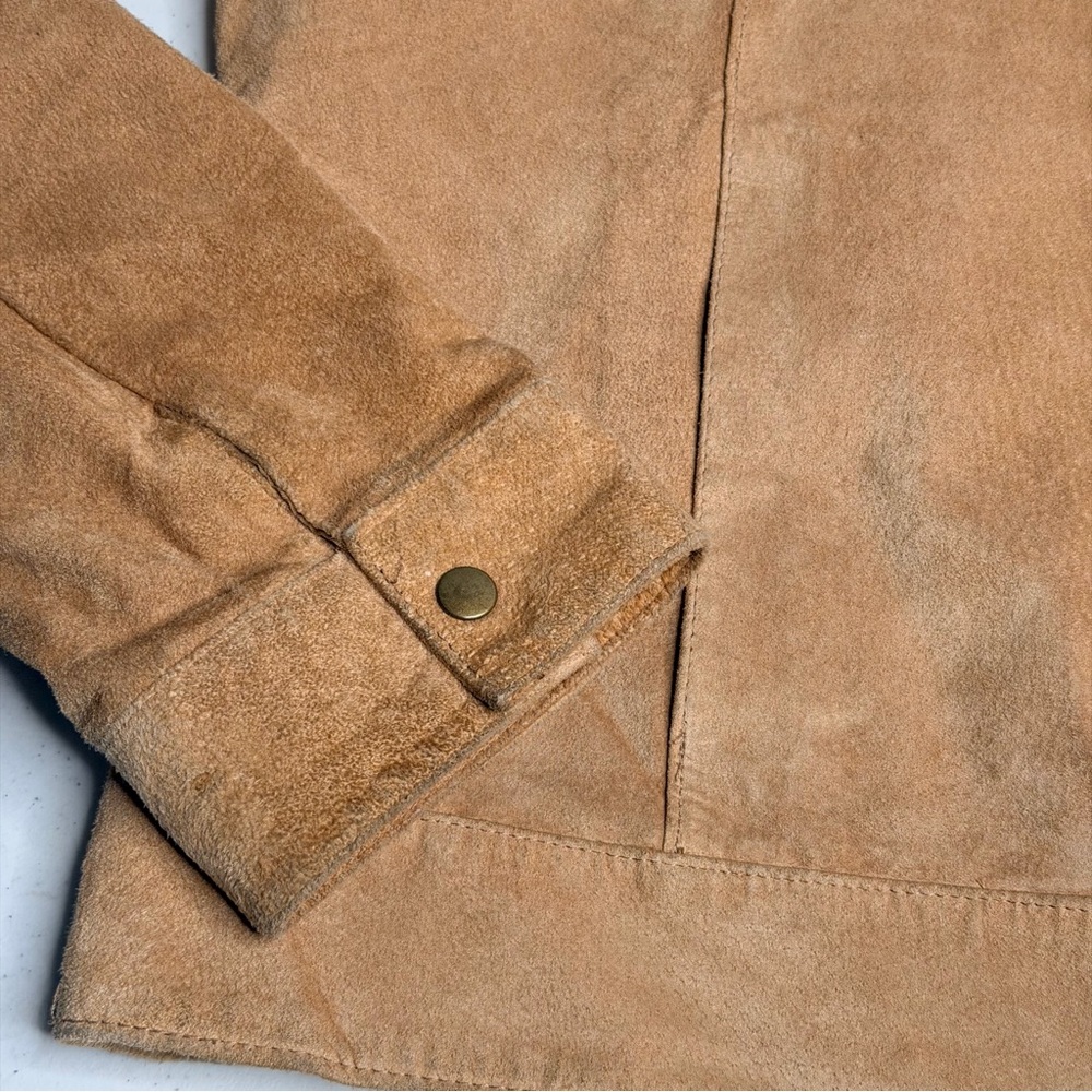 Chic Tan Leather Jacket - Picture 12 of 14